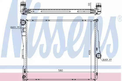 Теплообменник NISSENS 60803