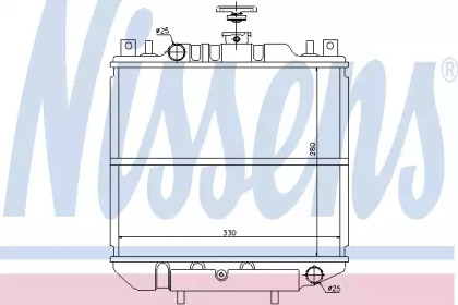 Теплообменник NISSENS 60048