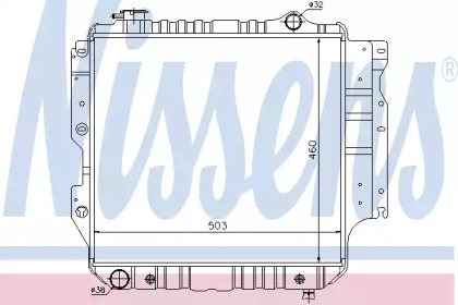 Теплообменник NISSENS 61015