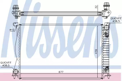 Теплообменник NISSENS 60232A