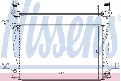 Теплообменник NISSENS 60234A