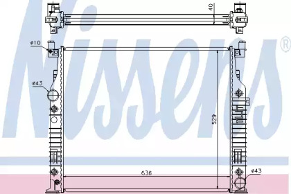 Теплообменник NISSENS 62576A