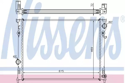 Теплообменник NISSENS 61014A