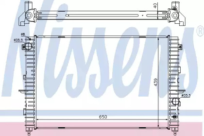 Теплообменник NISSENS 64313A