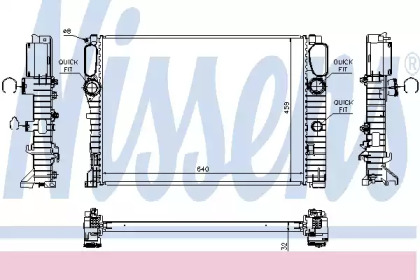 Теплообменник NISSENS 67102A