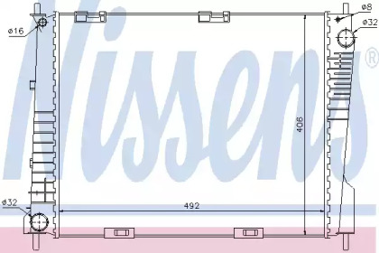 Теплообменник NISSENS 67283