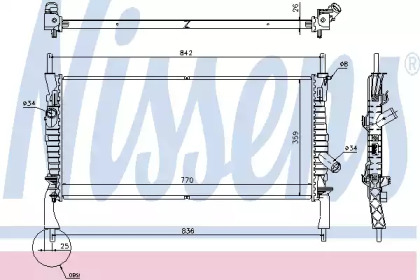 Теплообменник NISSENS 69226