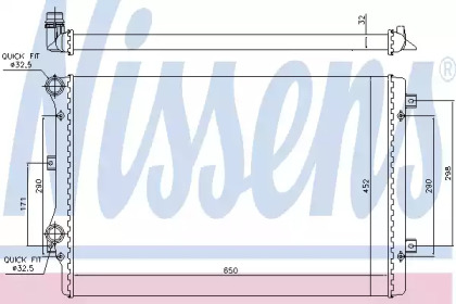 Теплообменник NISSENS 65279A