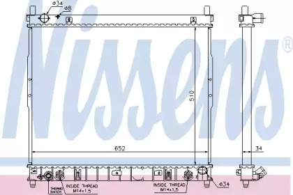 Теплообменник NISSENS 64318