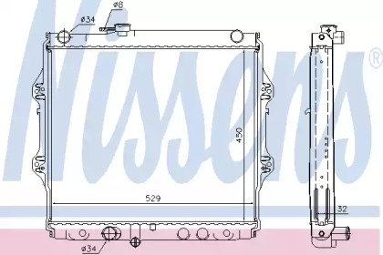 Теплообменник NISSENS 64683A