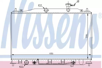 Теплообменник NISSENS 67503