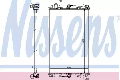 Теплообменник NISSENS 614460