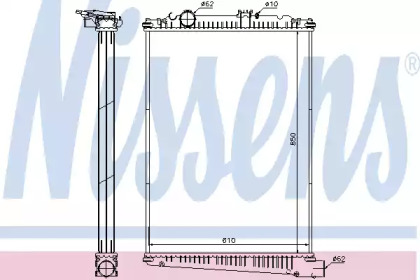 Теплообменник NISSENS 614410