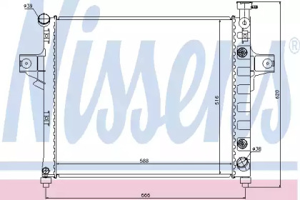 Теплообменник NISSENS 61023