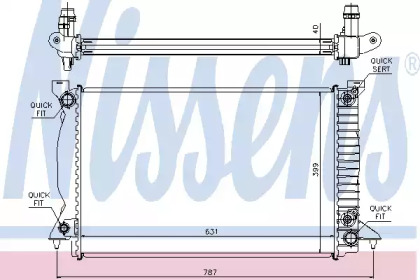 Теплообменник NISSENS 60314A