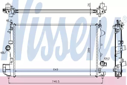 Теплообменник NISSENS 61914A