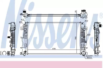 Теплообменник NISSENS 67156A