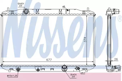 Теплообменник NISSENS 68135A