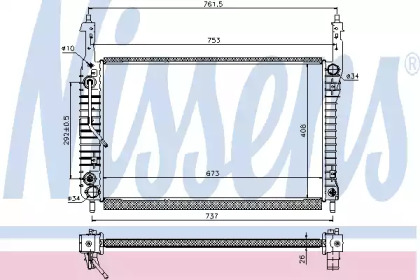 Теплообменник NISSENS 63119