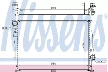 Теплообменник NISSENS 60806