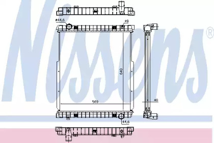 Теплообменник NISSENS 63332