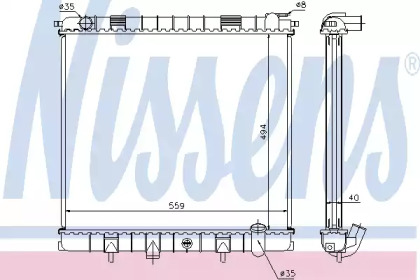 Теплообменник NISSENS 64302A