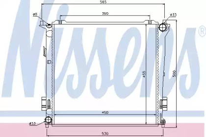 Теплообменник NISSENS 67077