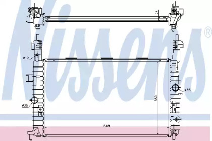 Теплообменник NISSENS 63096