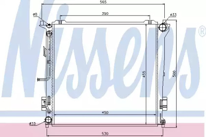 Теплообменник NISSENS 67078