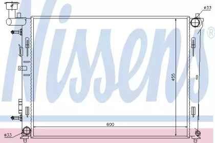 Теплообменник NISSENS 67076