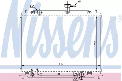 Теплообменник NISSENS 67504