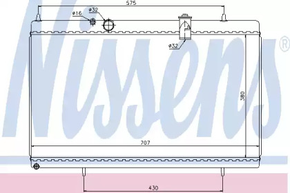 Теплообменник NISSENS 61271