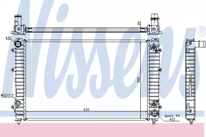 Теплообменник NISSENS 60493A