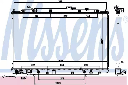 Теплообменник NISSENS 69482