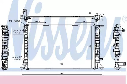 Теплообменник NISSENS 60323