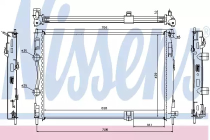 Теплообменник NISSENS 67361