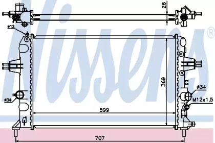 Теплообменник NISSENS 630704