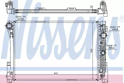 Теплообменник NISSENS 67168