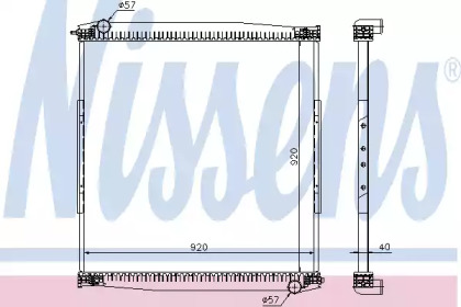 Теплообменник NISSENS 67282