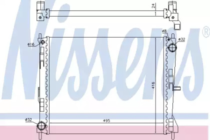 Теплообменник NISSENS 637605