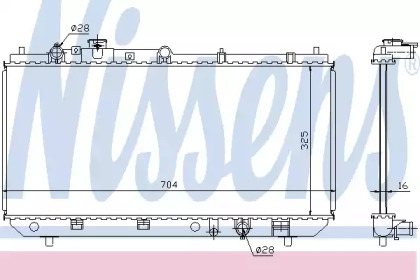 Теплообменник NISSENS 62403