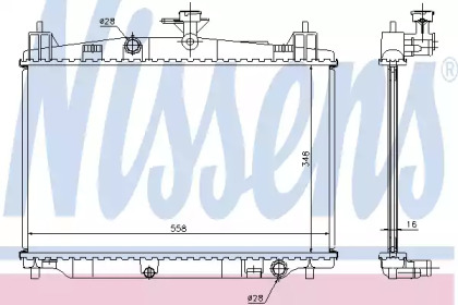 Теплообменник NISSENS 68504