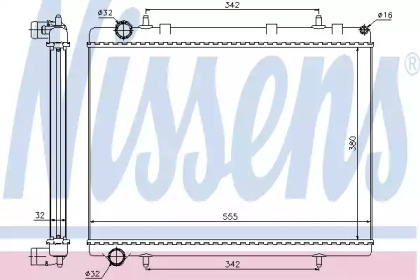 Теплообменник NISSENS 63601