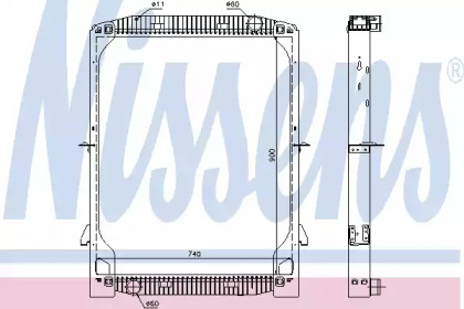 Теплообменник NISSENS 63334