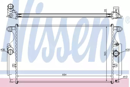Теплообменник NISSENS 64693