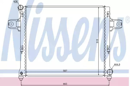 Теплообменник NISSENS 61022