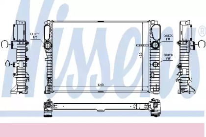 Теплообменник NISSENS 67105