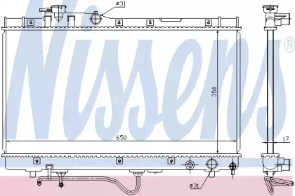 Теплообменник NISSENS 647771