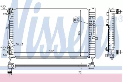 Теплообменник NISSENS 60489