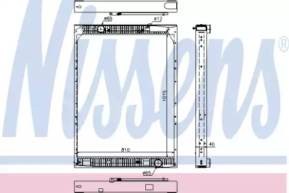 Теплообменник NISSENS 67169